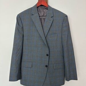 Lauren Ralph Lauren Gray Plaid Men's Suit Jacket and pants set